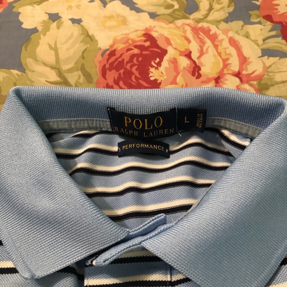 Ralph Lauren Polo’s gently used. Very nice in light blue with dark blue and gray - Picture 4 of 6